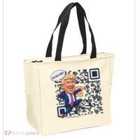 Qr President Trump Dance Code Tote Bag thumb 2