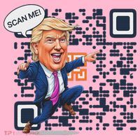 Qr President Trump Dance Code Coaster thumb 2