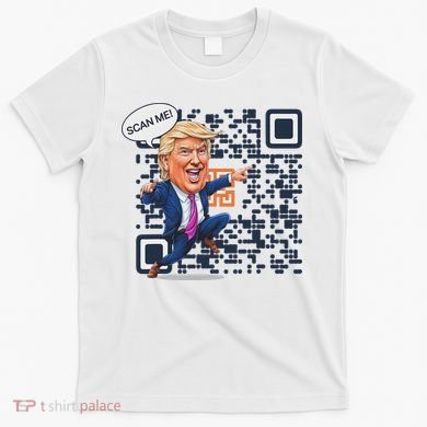 Qr President Trump Dance Code T-Shirt