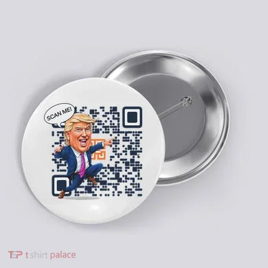 Qr President Trump Dance Code Button