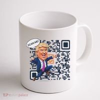 Qr President Trump Dance Code Coffee Mug thumb 1