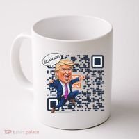 Qr President Trump Dance Code Coffee Mug thumb 0