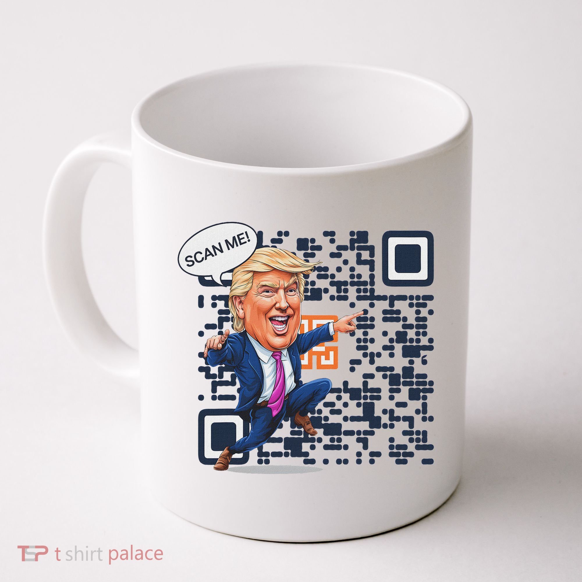Qr President Trump Dance Code Coffee Mug