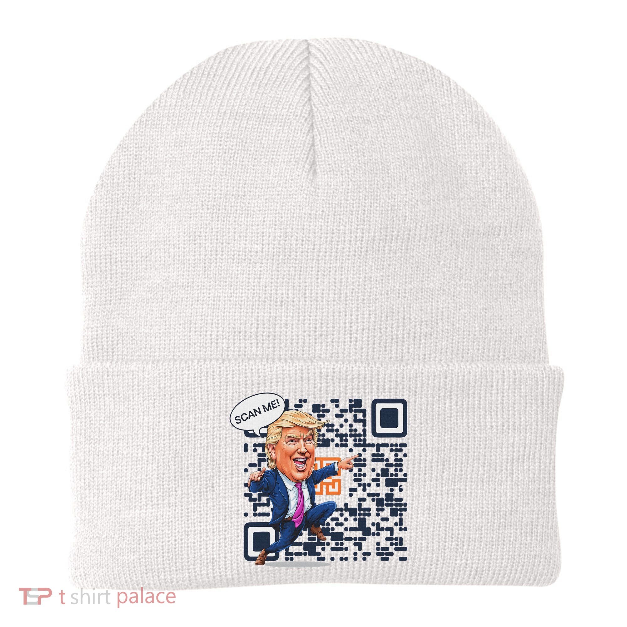 Qr President Trump Dance Code Beanie