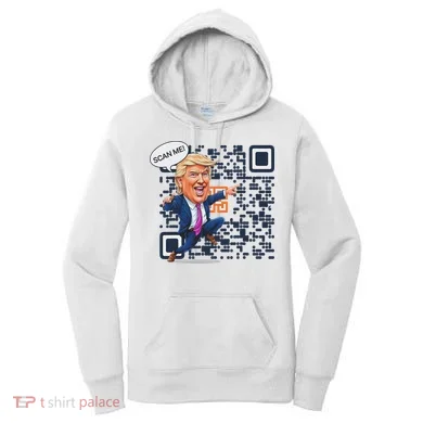 Qr President Trump Dance Code Women's Hoodie
