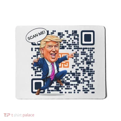 Qr President Trump Dance Code Mousepad