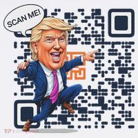 Qr President Trump Dance Code Women's Cooling Performance Crew T-Shirt thumb 2