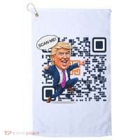 Qr President Trump Dance Code Golf Towel thumb 0