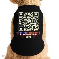 Qr President Trump 4547 Trump Dancing Code Doggie Tank thumb 0