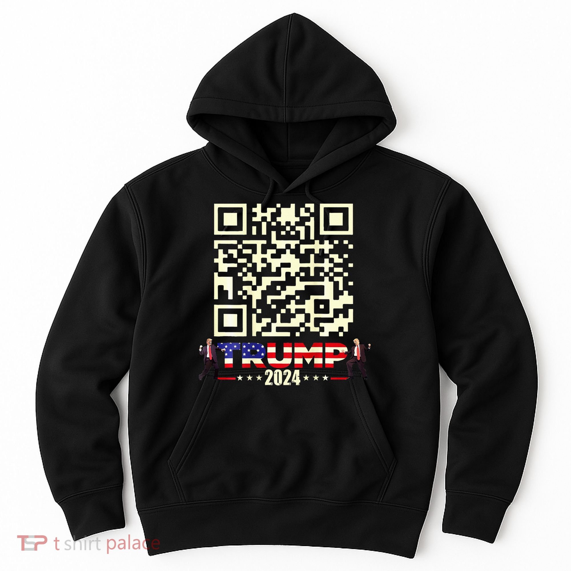 Qr President Trump 4547 Trump Dancing Code Hoodie