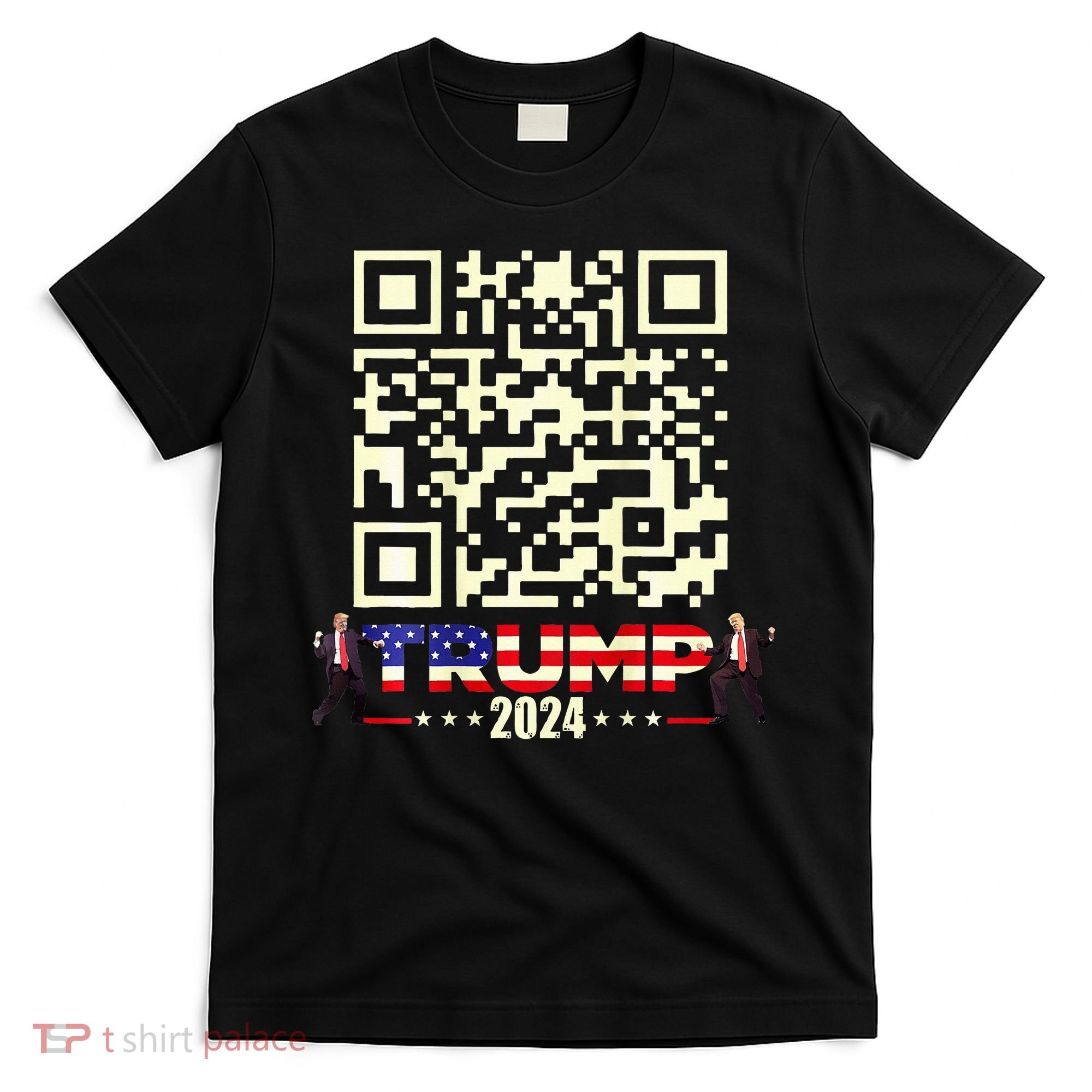 Qr President Trump 4547 Trump Dancing Code T-Shirt