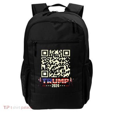 Qr President Trump 4547 Trump Dancing Code Backpack