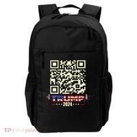 Qr President Trump 4547 Trump Dancing Code Backpack thumb 0