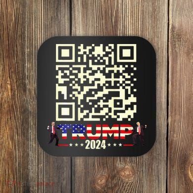 Qr President Trump 4547 Trump Dancing Code Coaster