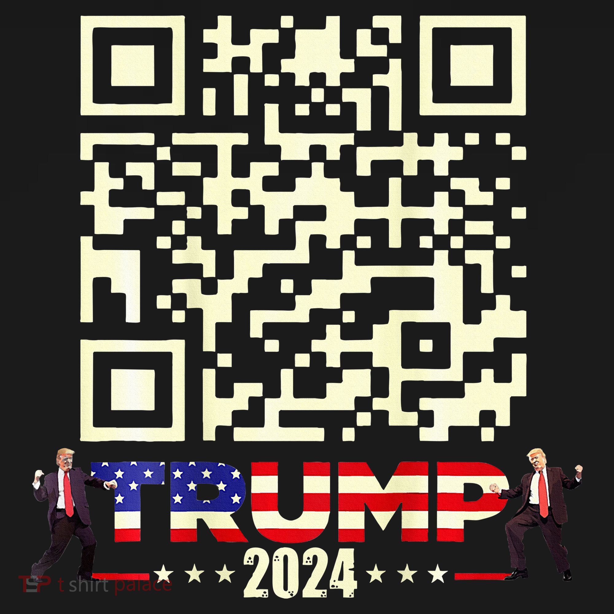 Qr President Trump 4547 Trump Dancing Code Coaster