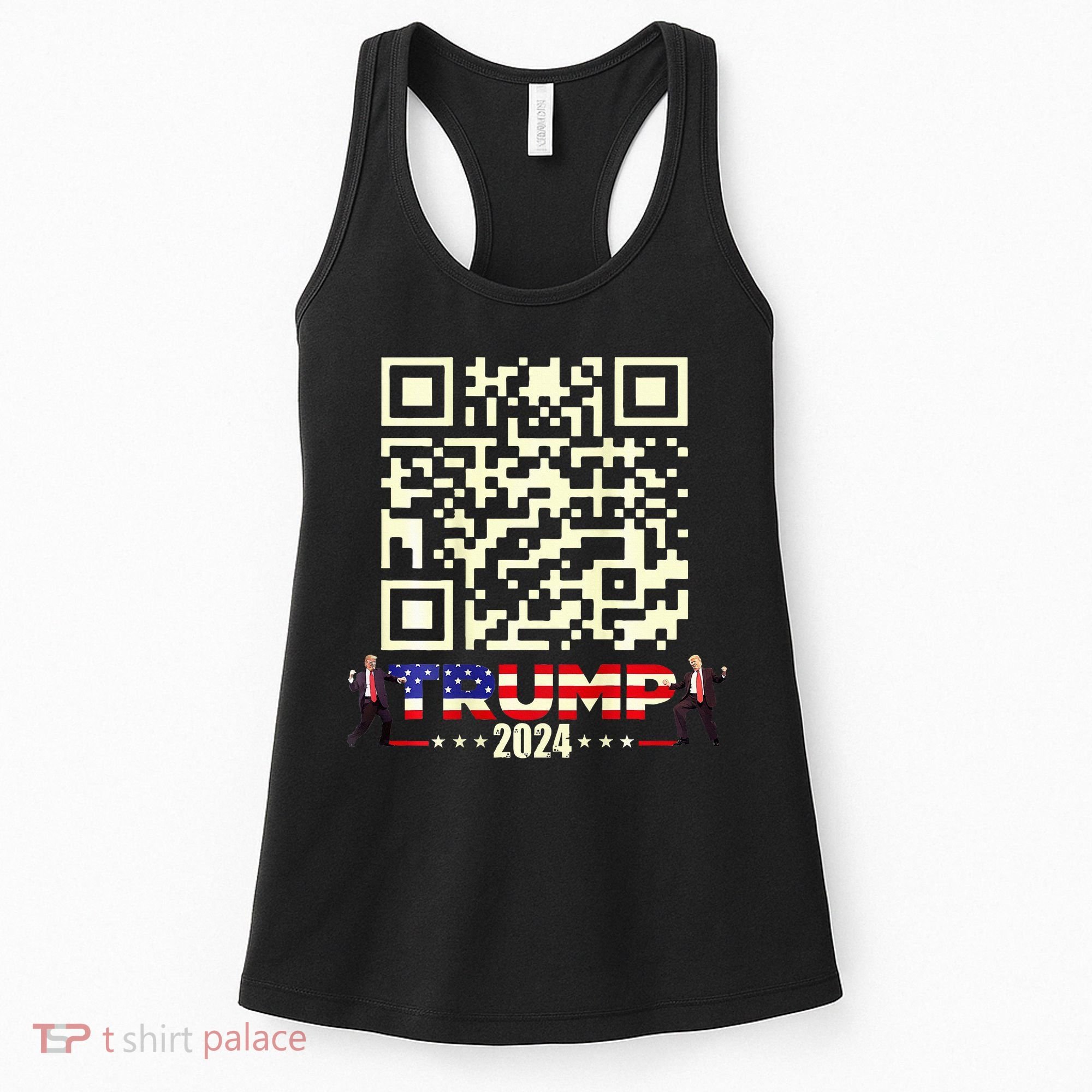 Qr President Trump 4547 Trump Dancing Code Women's Tank Top