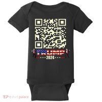 Qr President Trump 4547 Trump Dancing Code Baby Bodysuit thumb 0