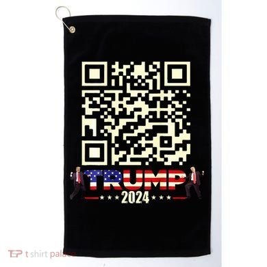 Qr President Trump 4547 Trump Dancing Code Golf Towel