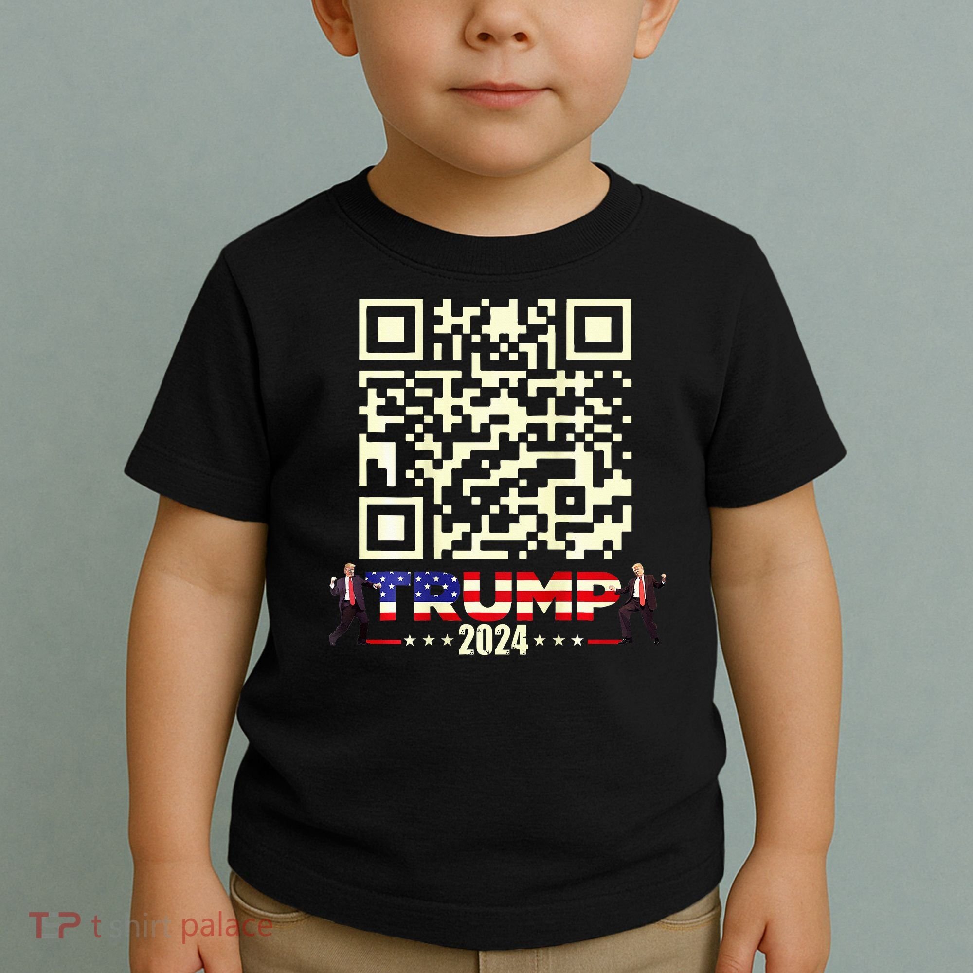 Qr President Trump 4547 Trump Dancing Code Toddler T-Shirt