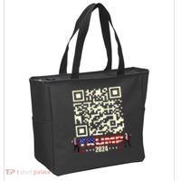 Qr President Trump 4547 Trump Dancing Code Tote Bag thumb 2