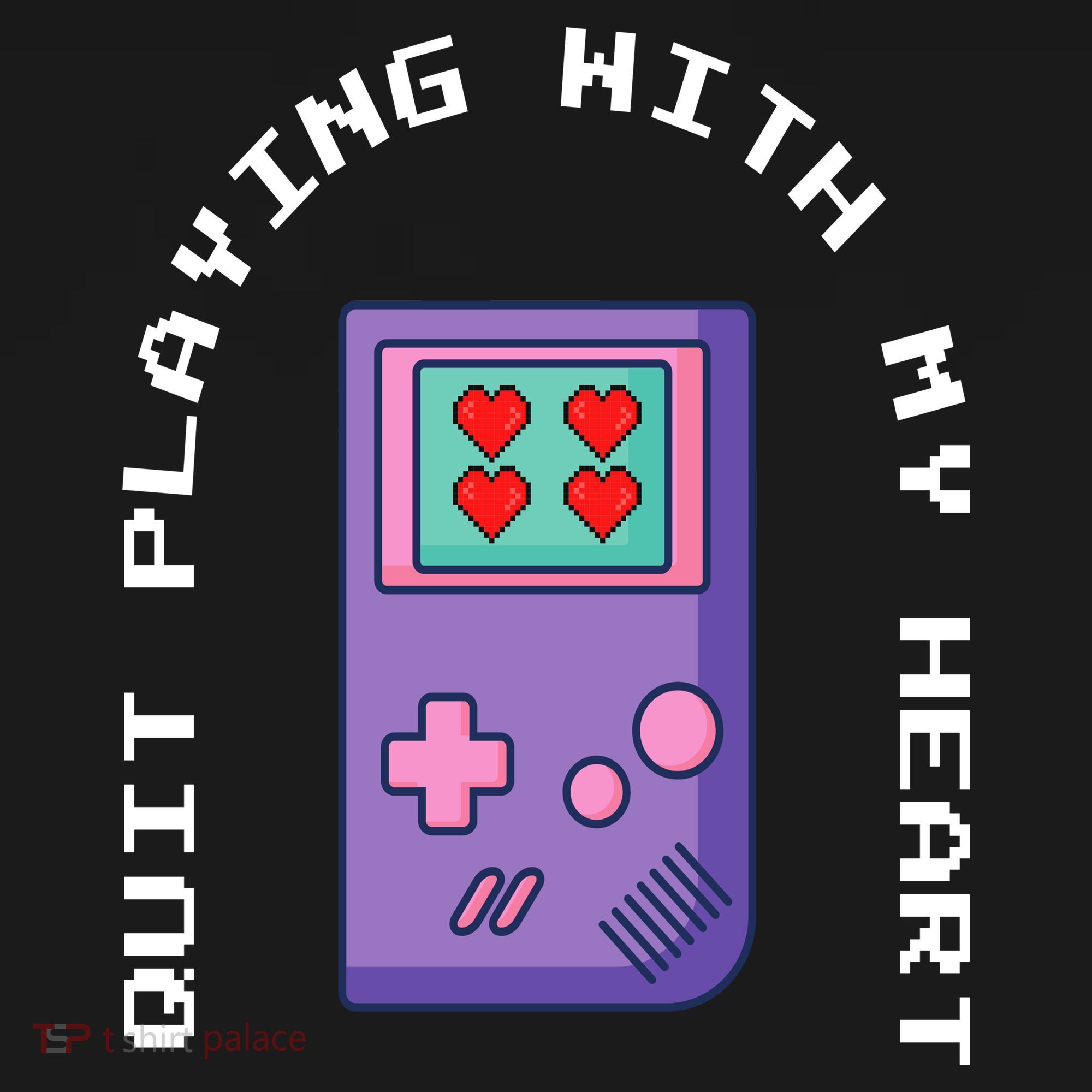 Quit Playing With My Heart Retro Video Game Toddler Hoodie