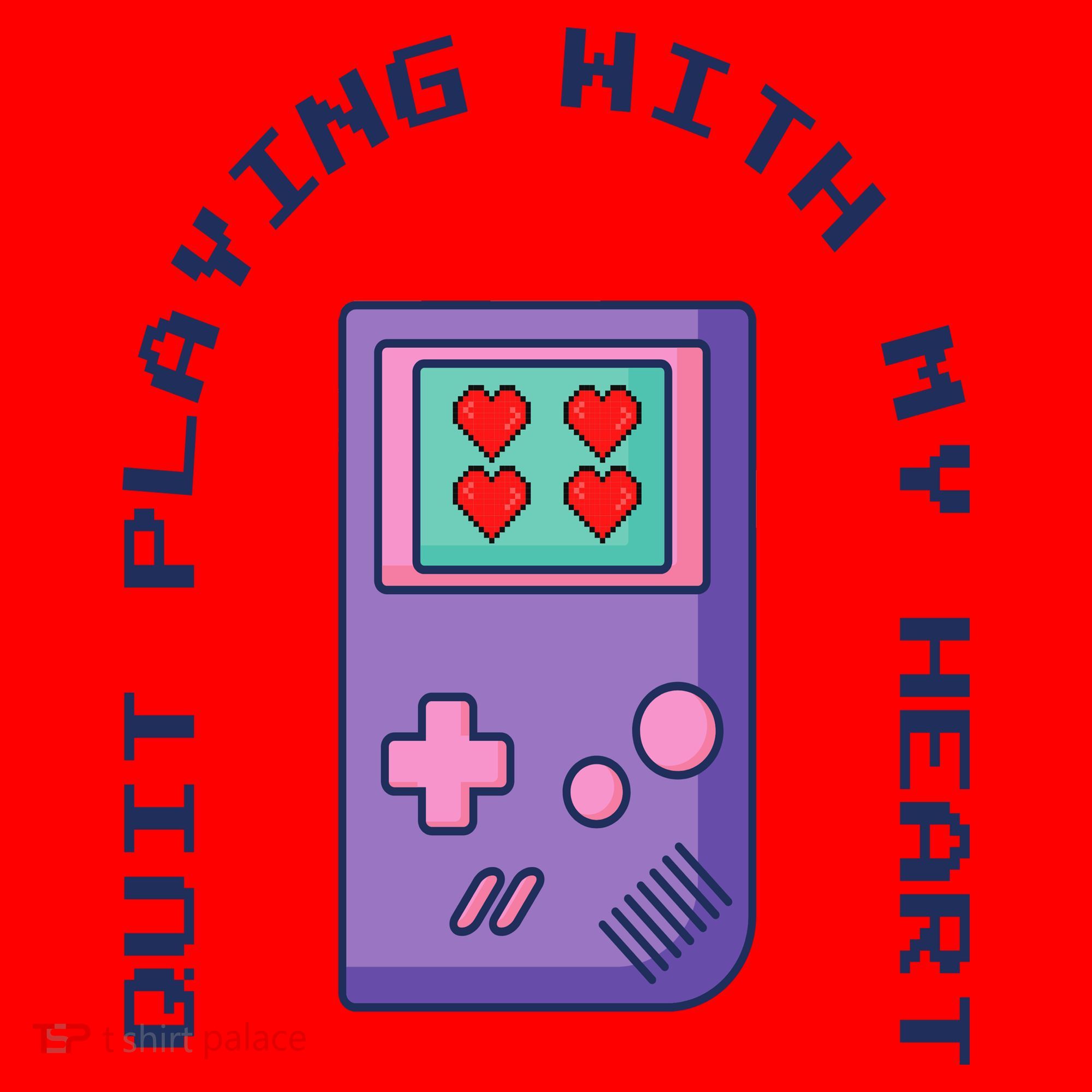 Quit Playing With My Heart Retro Video Game Santa Hat