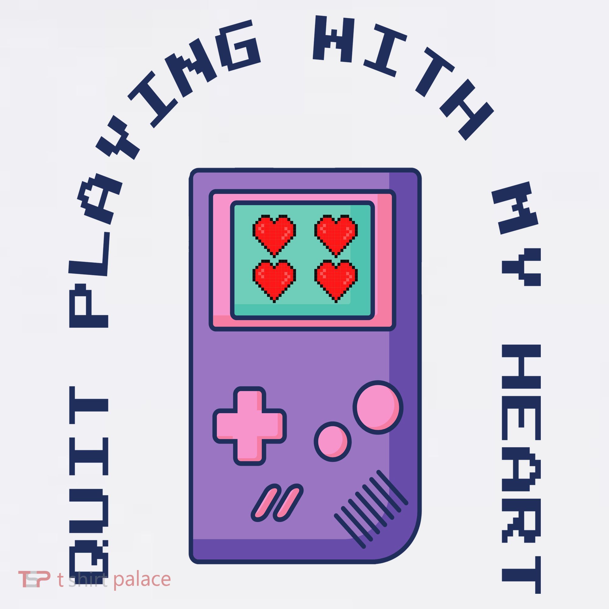 Quit Playing With My Heart Retro Video Game Apron