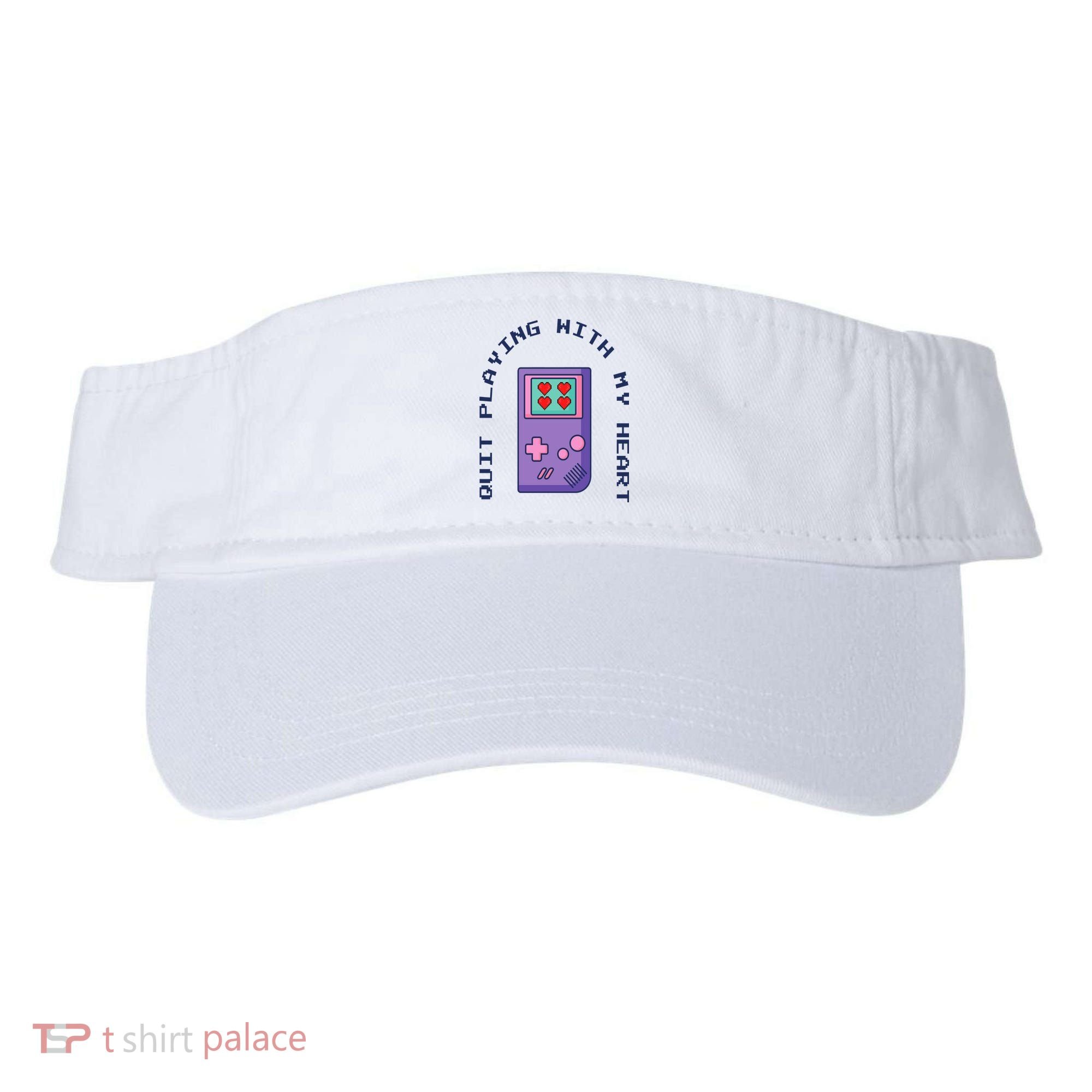 Quit Playing With My Heart Retro Video Game Visor