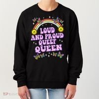 Queef Queen Embarrassing Queefed Inappropriate Queefing Women's Sweatshirt thumb 0