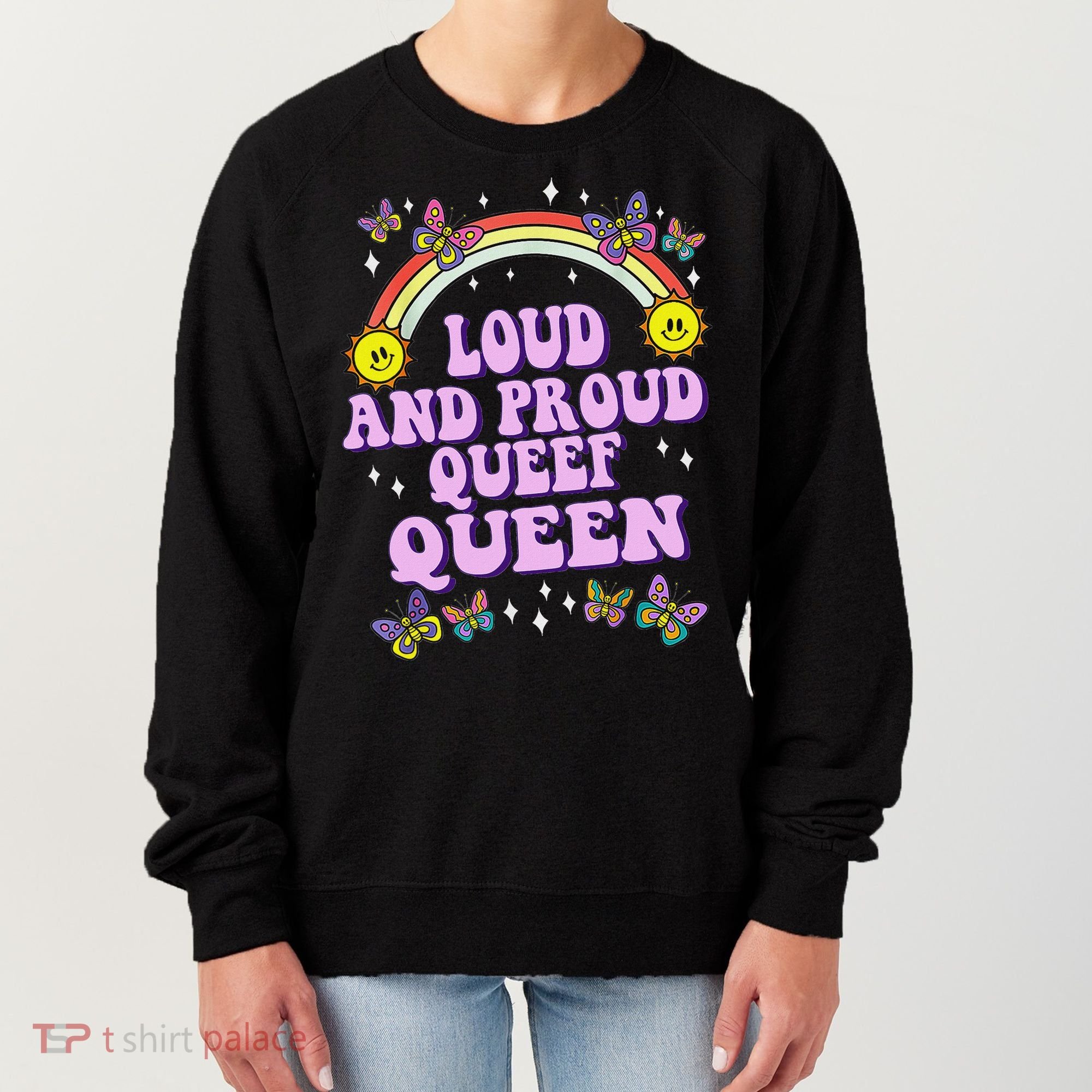 Queef Queen Embarrassing Queefed Inappropriate Queefing Women's Sweatshirt