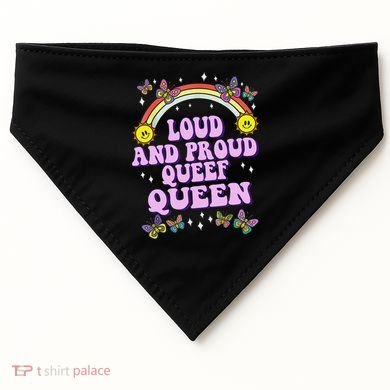 Queef Queen Embarrassing Queefed Inappropriate Queefing USA-Made Doggie Bandana