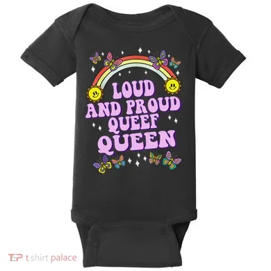 Queef Queen Embarrassing Queefed Inappropriate Queefing Baby Bodysuit