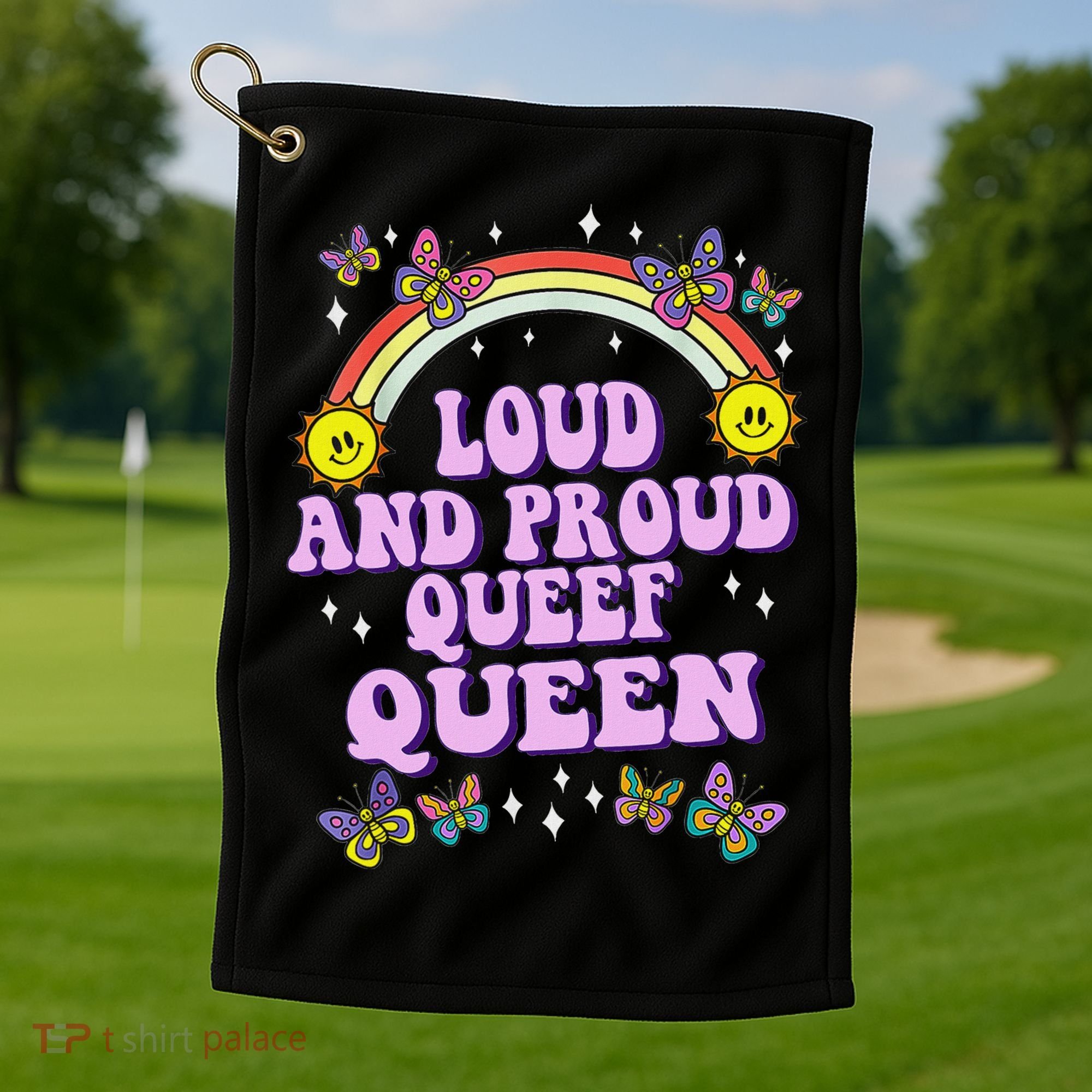 Queef Queen Embarrassing Queefed Inappropriate Queefing Golf Towel