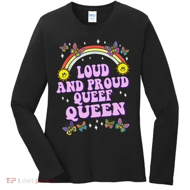 Queef Queen Embarrassing Queefed Inappropriate Queefing Women's Long Sleeve Shirt