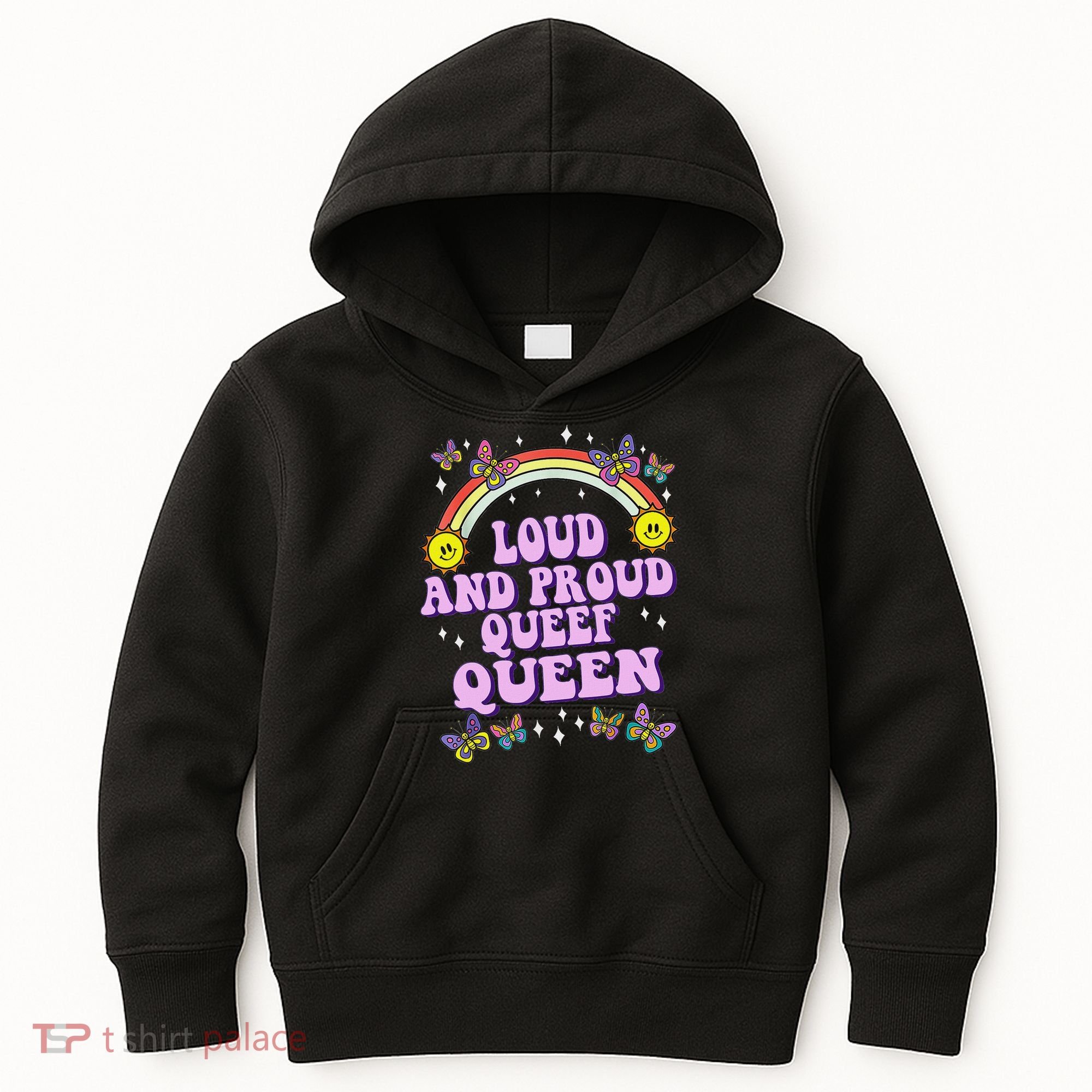 Queef Queen Embarrassing Queefed Inappropriate Queefing Kids Hoodie