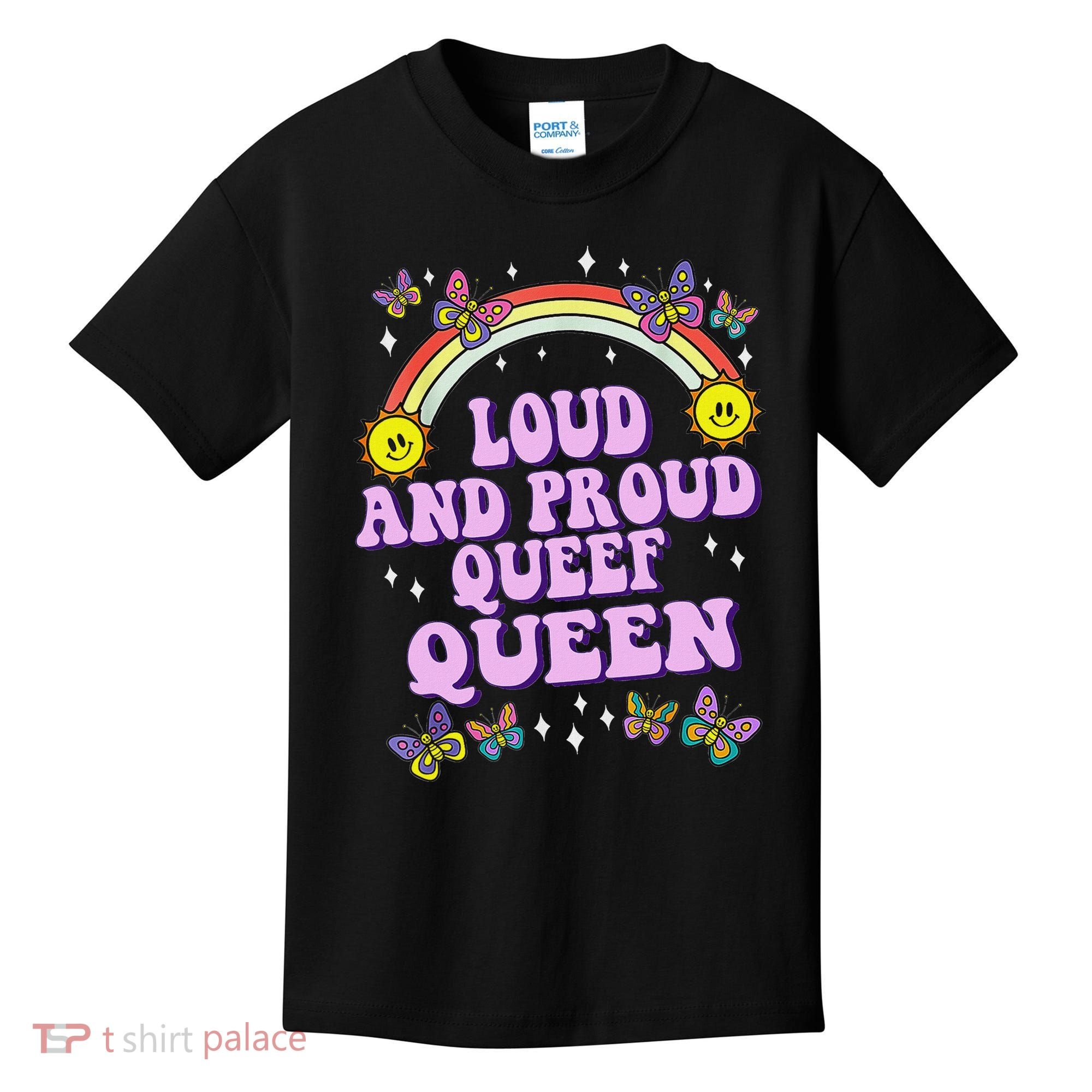 Queef Queen Embarrassing Queefed Inappropriate Queefing Kids T-Shirt