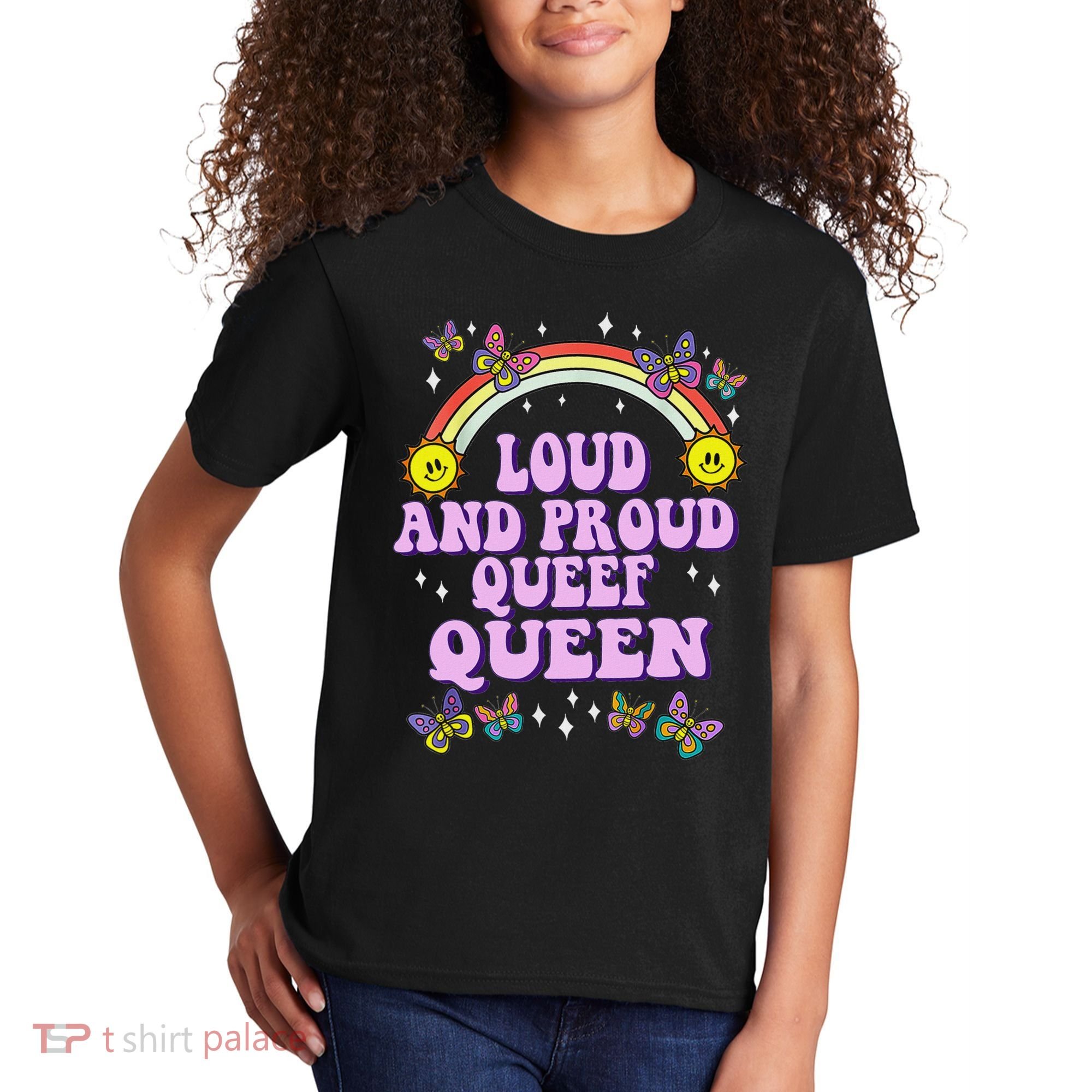 Queef Queen Embarrassing Queefed Inappropriate Queefing Kids T-Shirt