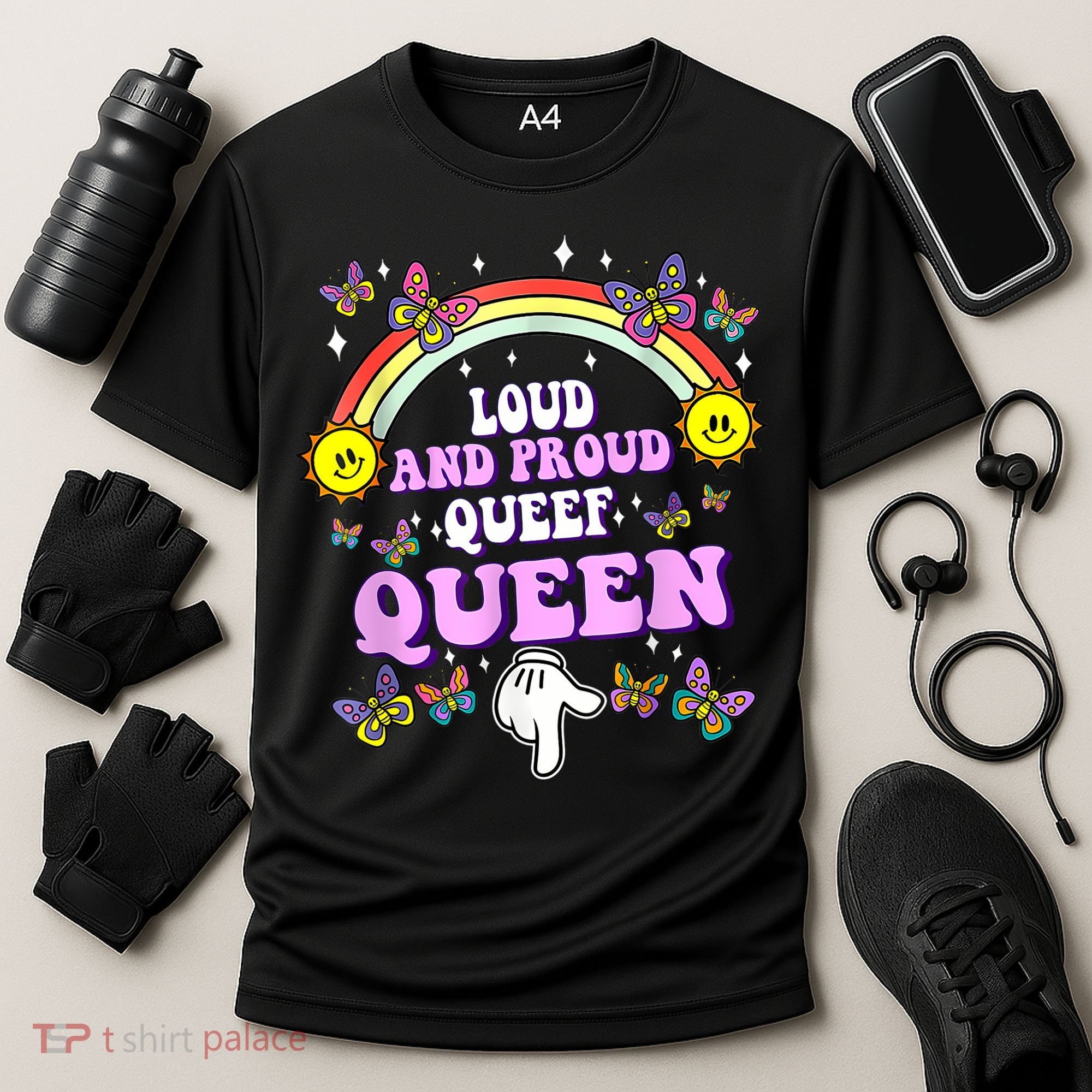 Queef Queen Embarrassing Queefed Inappropriate Queefing Cooling Performance Crew T-Shirt