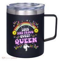 Queef Queen Embarrassing Queefed Inappropriate Queefing 12oz Stainless Steel Coffee Mug thumb 0