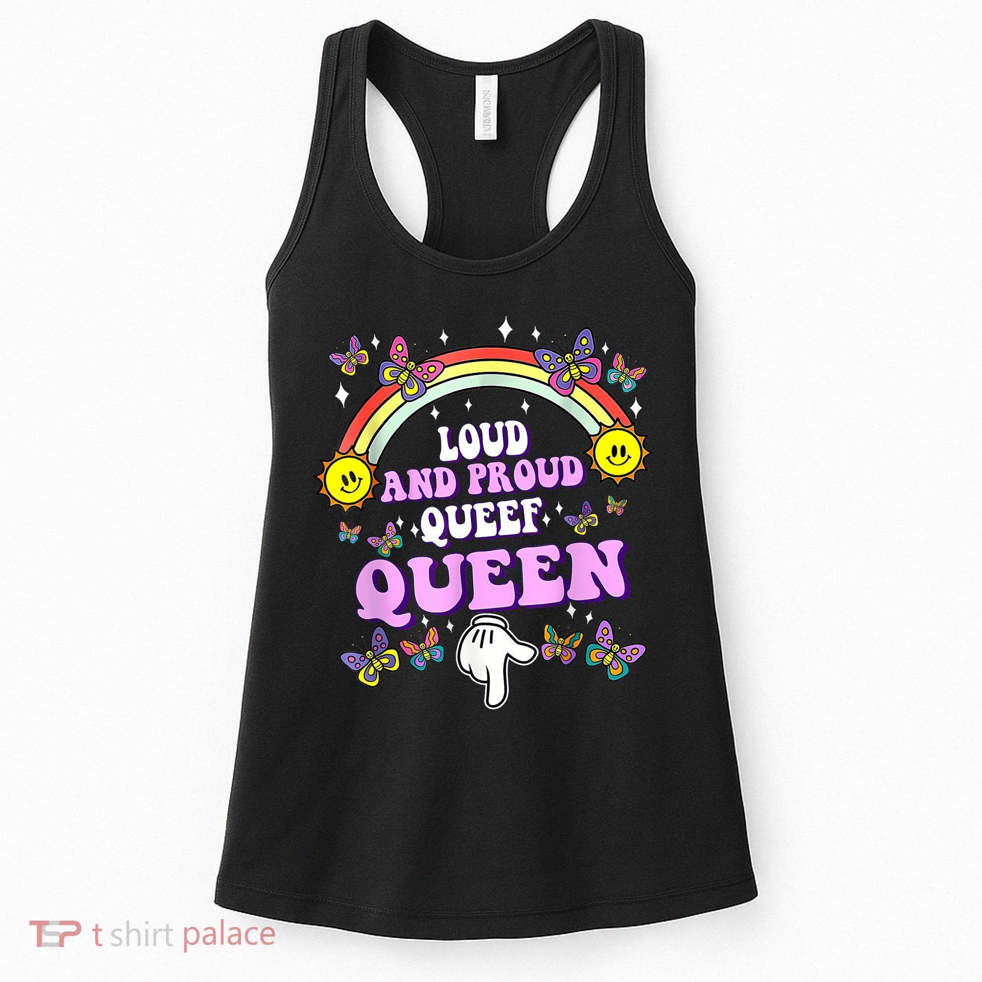Queef Queen Embarrassing Queefed Inappropriate Queefing Women's Tank Top