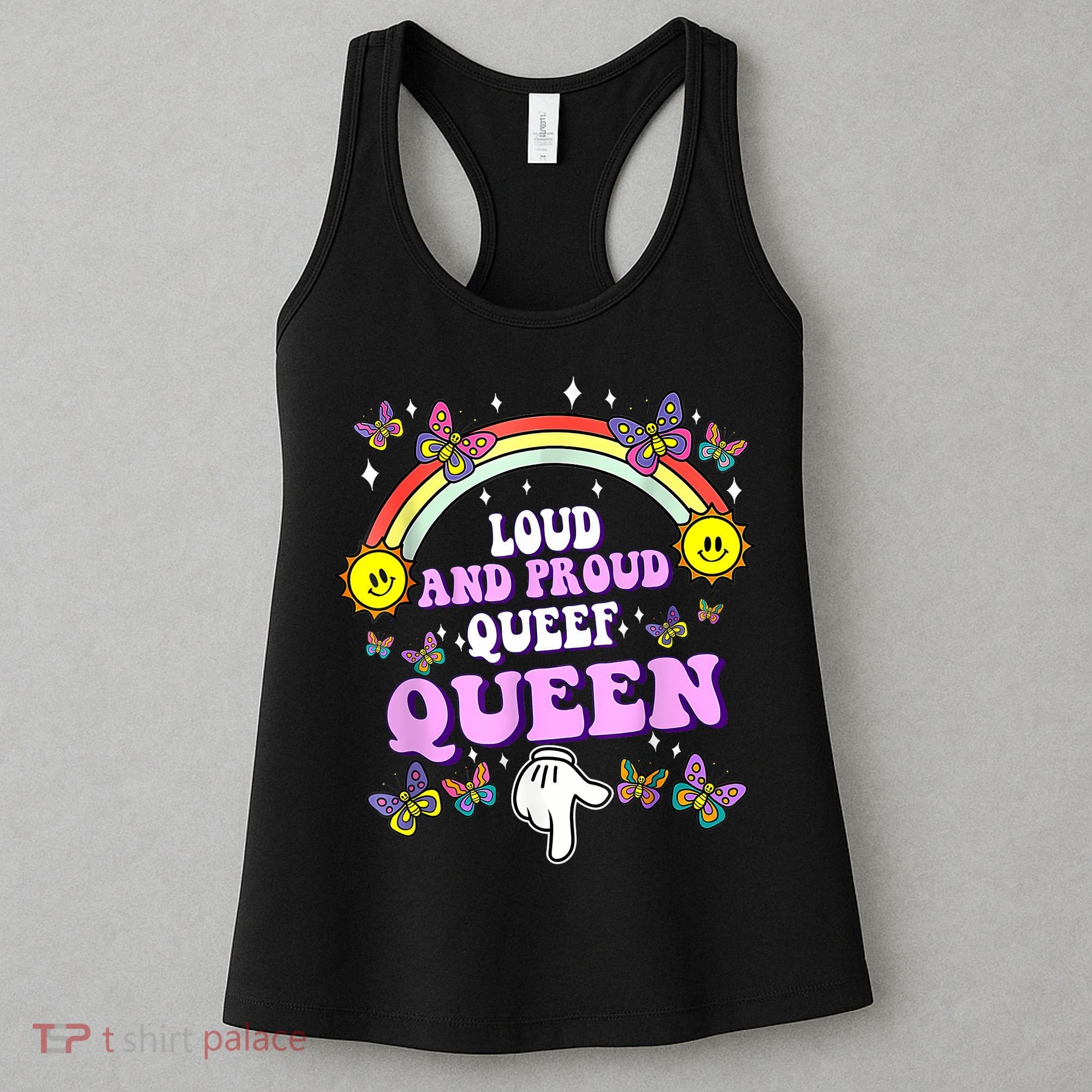 Queef Queen Embarrassing Queefed Inappropriate Queefing Women's Tank Top