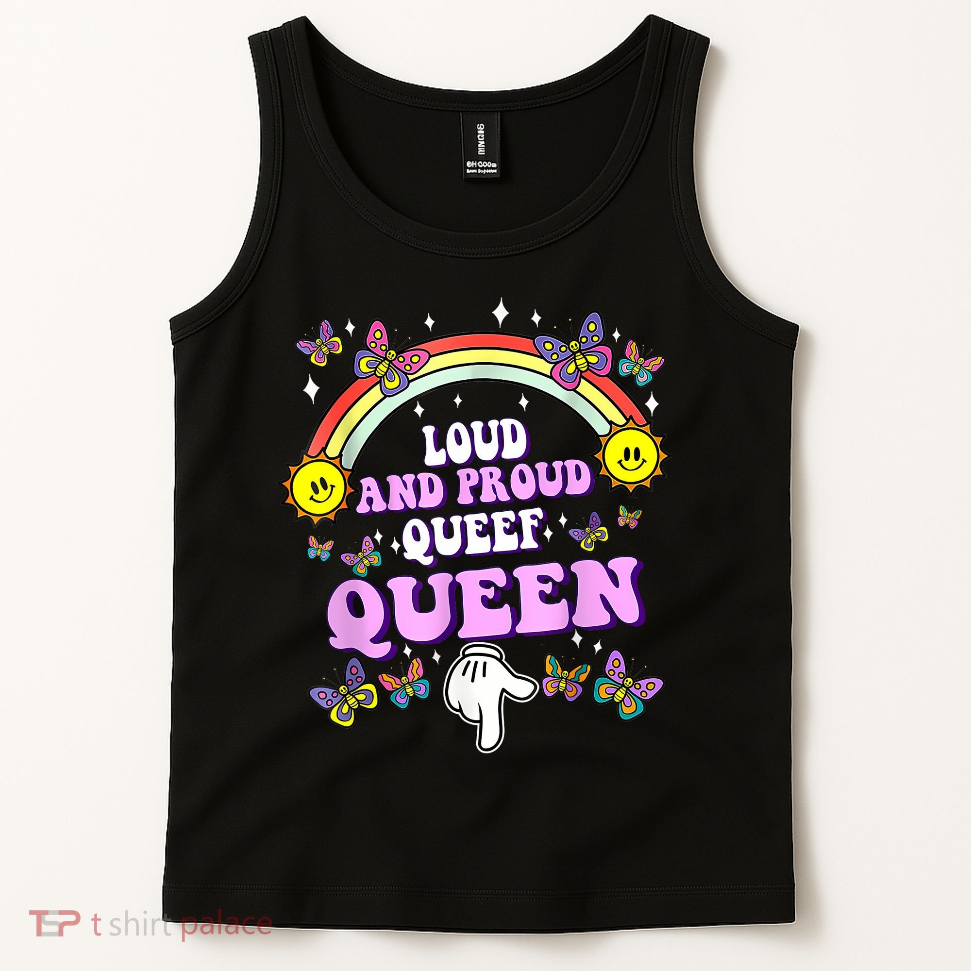 Queef Queen Embarrassing Queefed Inappropriate Queefing Tank Top
