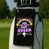 Queef Queen Embarrassing Queefed Inappropriate Queefing Golf Towel thumb 2