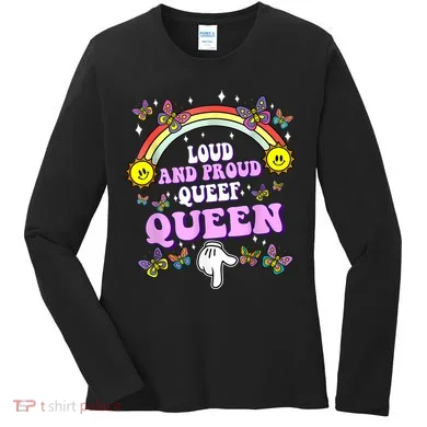 Queef Queen Embarrassing Queefed Inappropriate Queefing Women's Long Sleeve Shirt