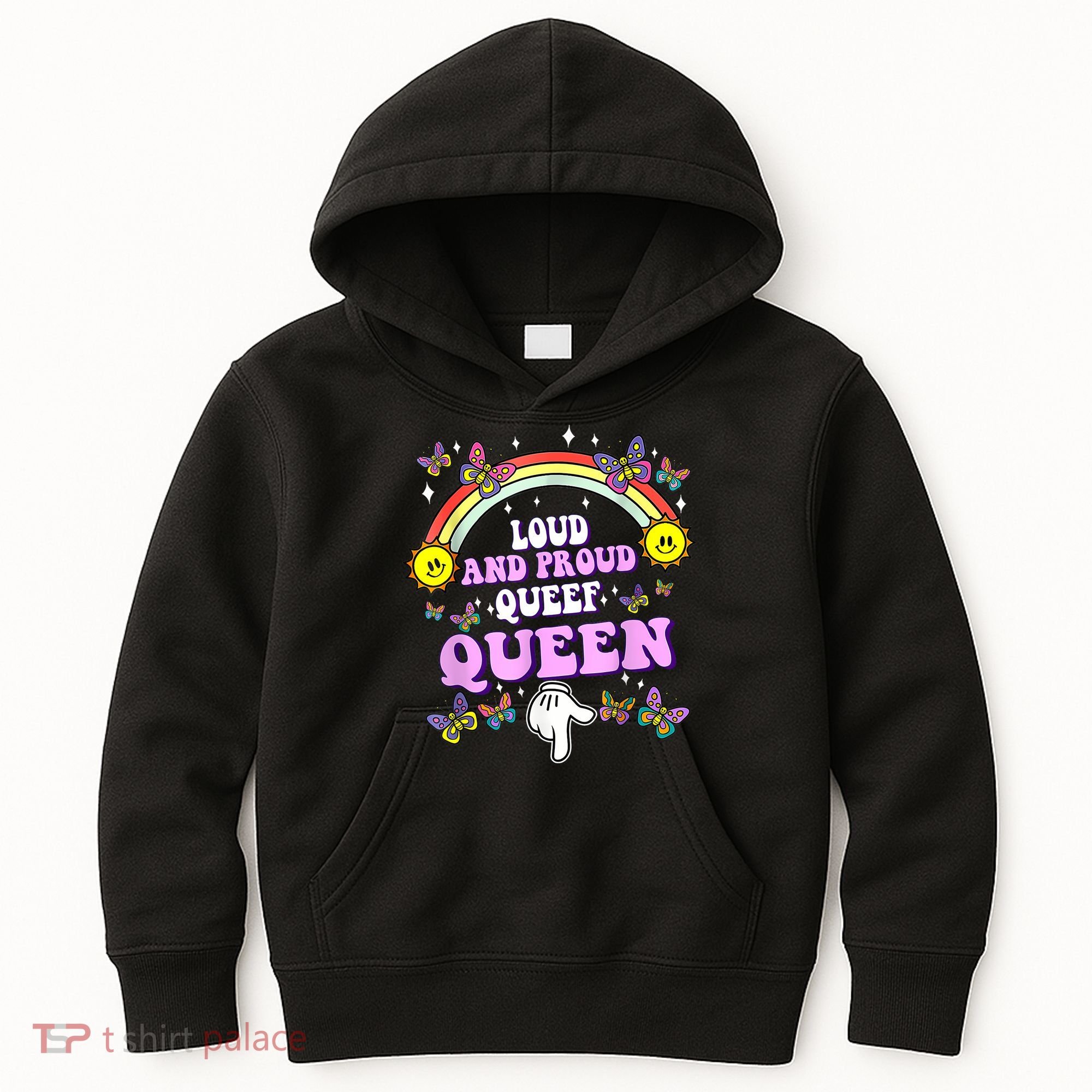 Queef Queen Embarrassing Queefed Inappropriate Queefing Kids Hoodie