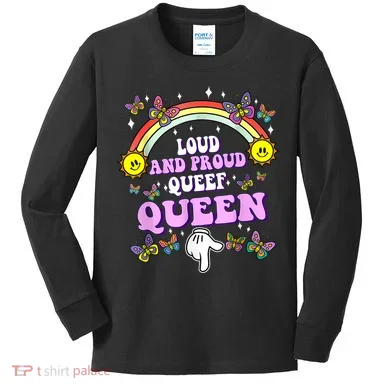 Queef Queen Embarrassing Queefed Inappropriate Queefing Kids Long Sleeve Shirt