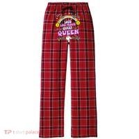Queef Queen Embarrassing Queefed Inappropriate Queefing Women's Flannel Plaid Pajama Pants thumb 0