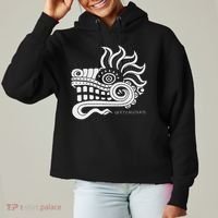 Quetzalcoatl Ladies Heavyweight Boxy Pullover Hoodie thumb 0