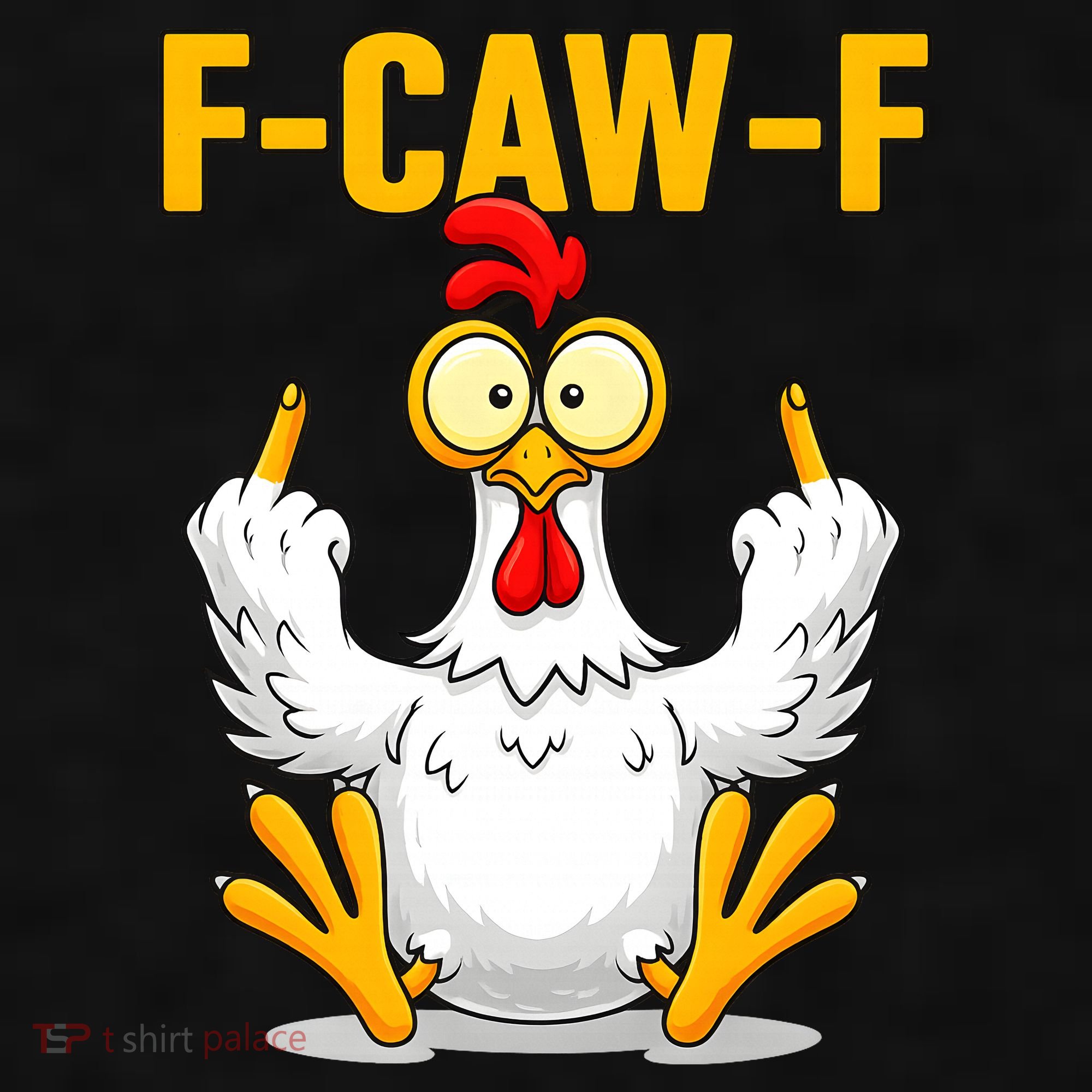 Quote Rooster Meme F-Caw-F Ladies PosiCharge Tri-Blend Wicking Tank