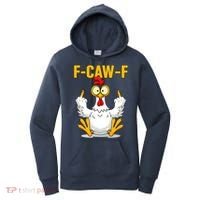 Quote Rooster Meme F-Caw-F Women's Hoodie thumb 0